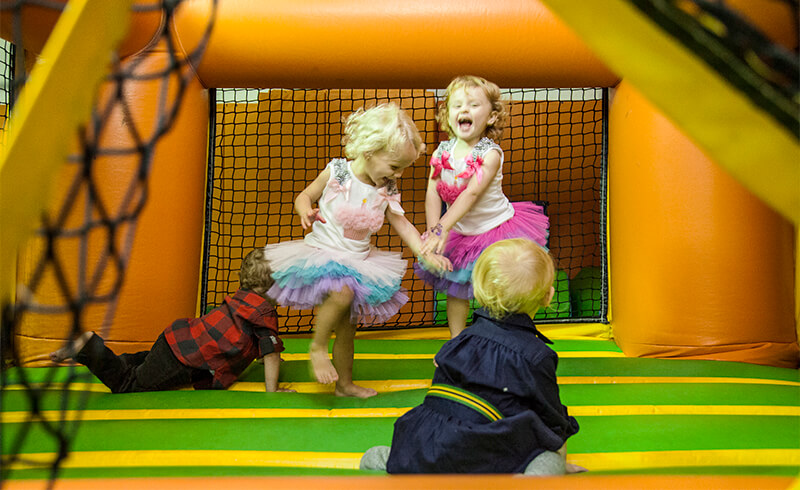 birthday gym bounce house featured