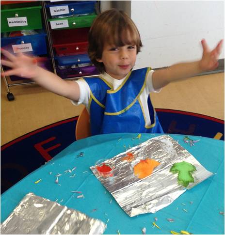 DIY Foil Fun from Kidville’s Run, Wiggle, Paint and Giggle!
