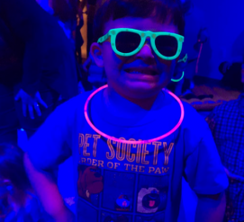 Glow in the Dark Dance Party at Kidville!